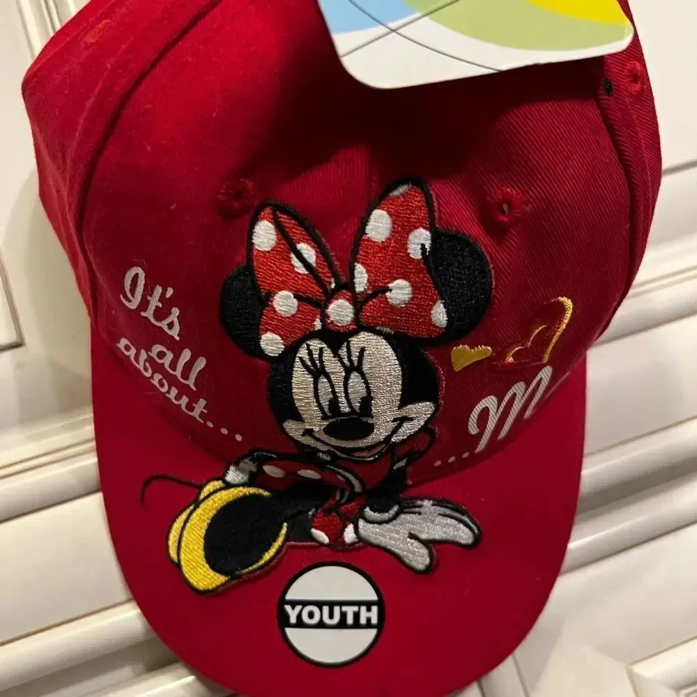 Disney Minnie Mouse Its all about me Minnie Mouse Cap NWT Youth
